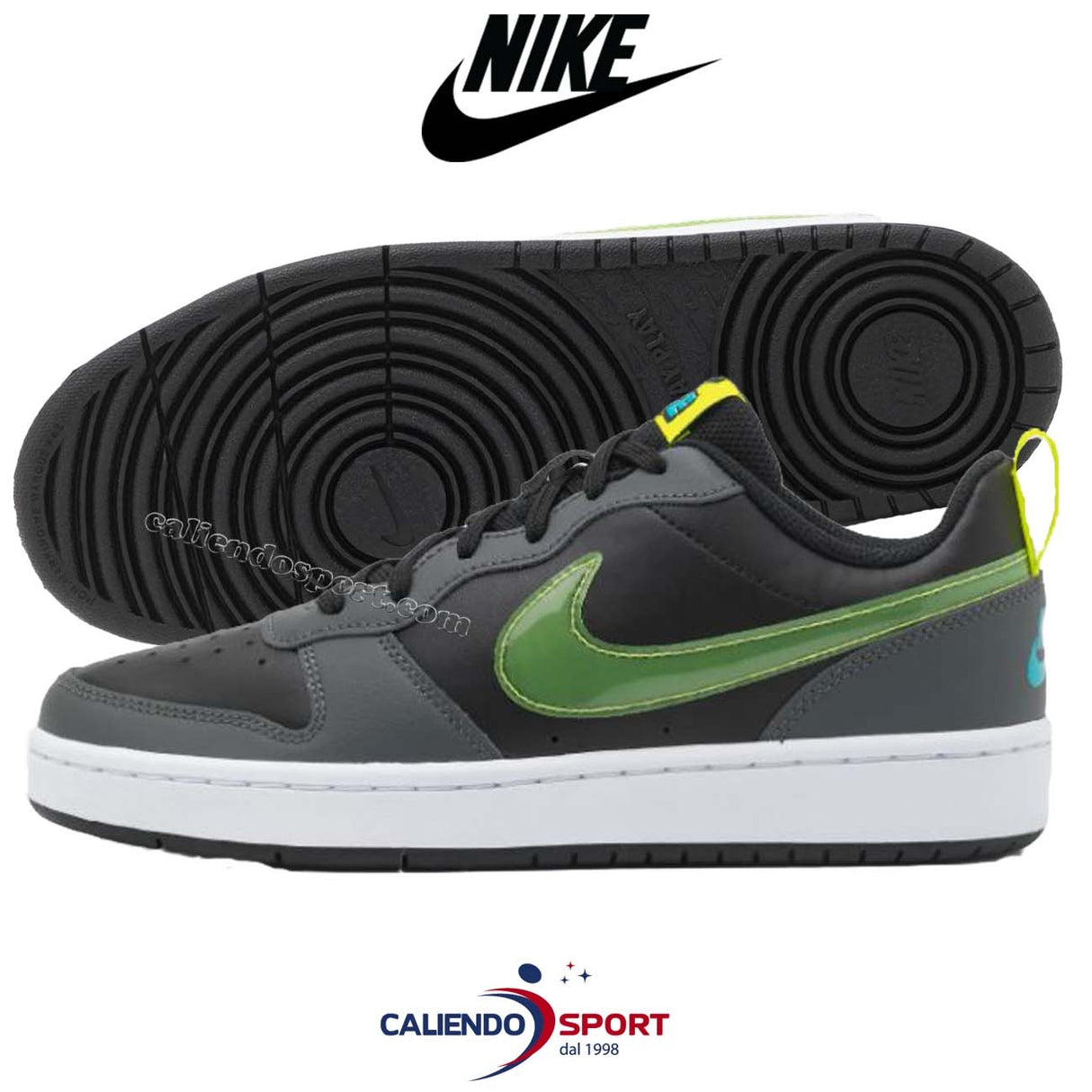 NIKE SHOE BOYS CW1624 001 BOROUGH LOW 2 KSA BG