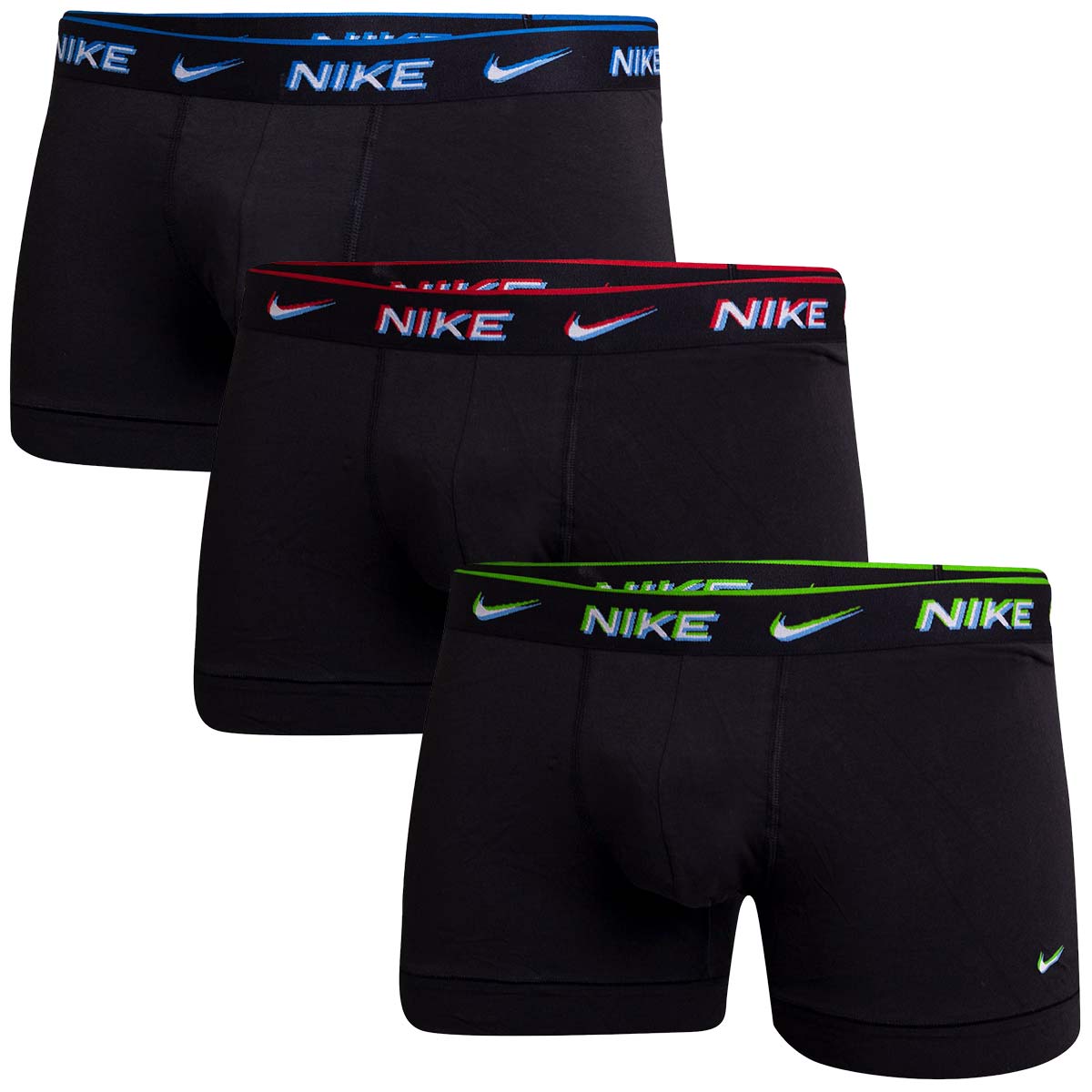 NIKE MEN'S BOXERS 0000KE1008 BAV TRUNK BLACK 3 PAIRS