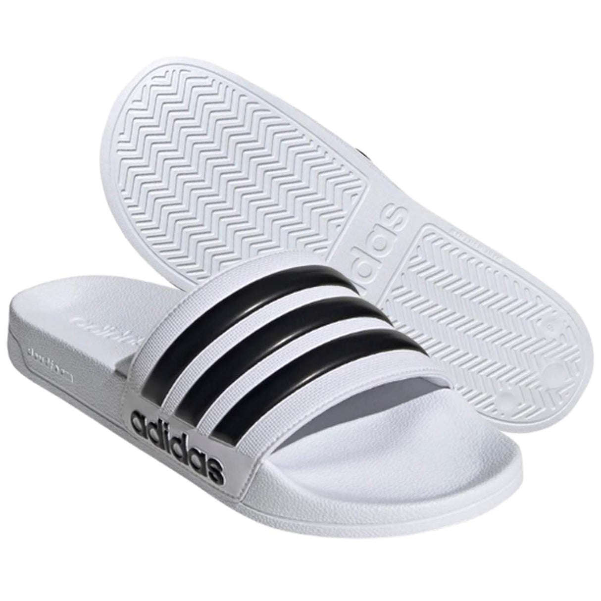 ADIDAS GZ5921 ADILETTE SHOWER WHITE BLACK SLIPPERS