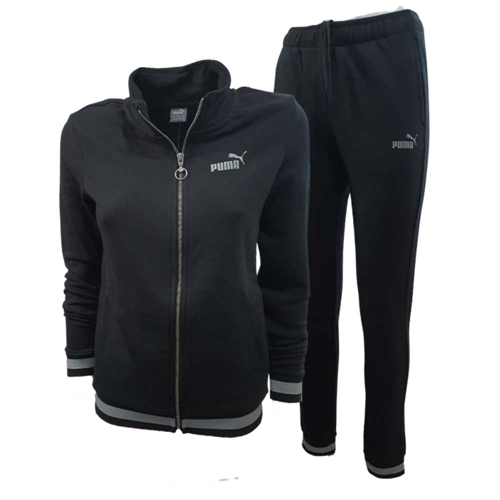 VESTE FEMME EN COTON BROSSÉ À FERMETURE ÉCLAIR PUMA 676137