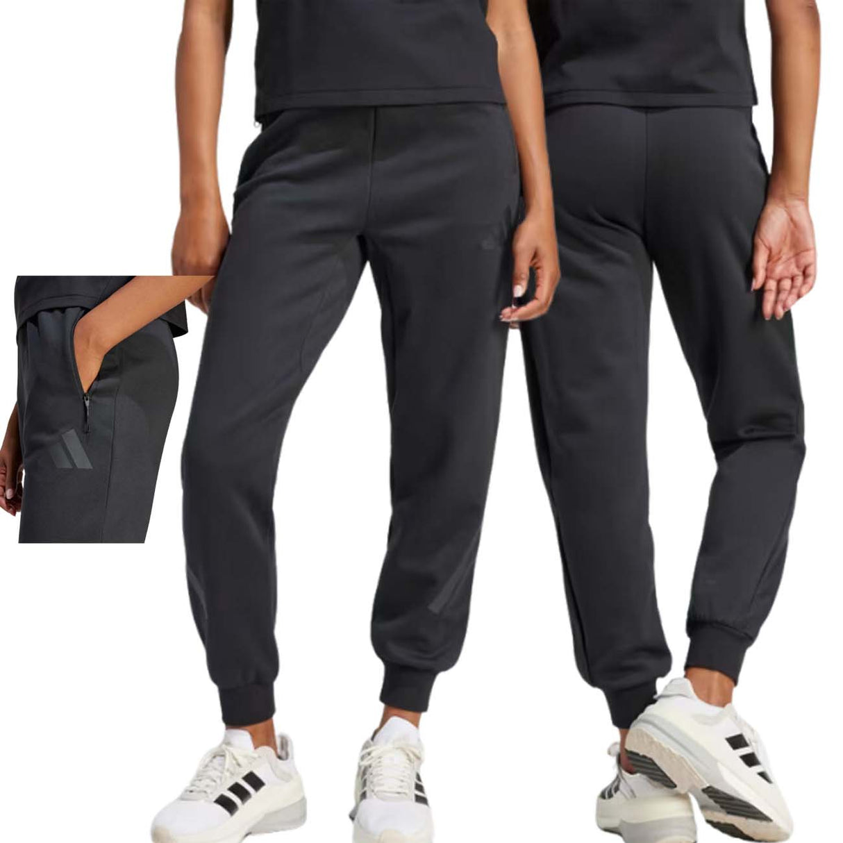 PANTALONE DONNA ADIDAS JE7842 Z N E NERO