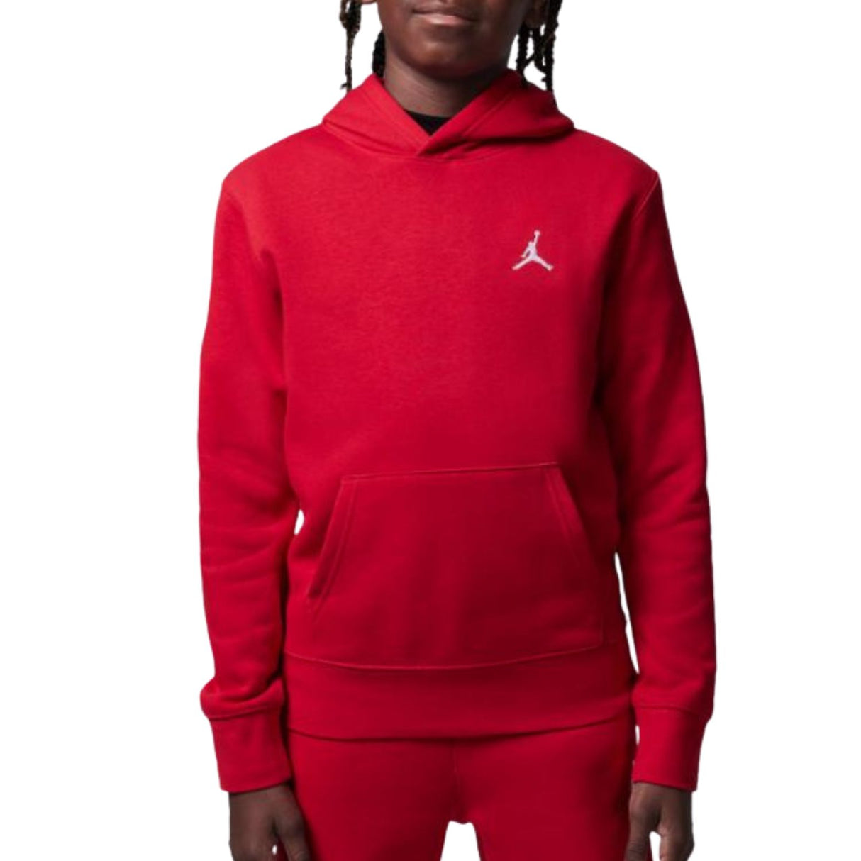 FELPA RAGAZZI JORDAN 9BD232 R78 FELPATA ROSSA