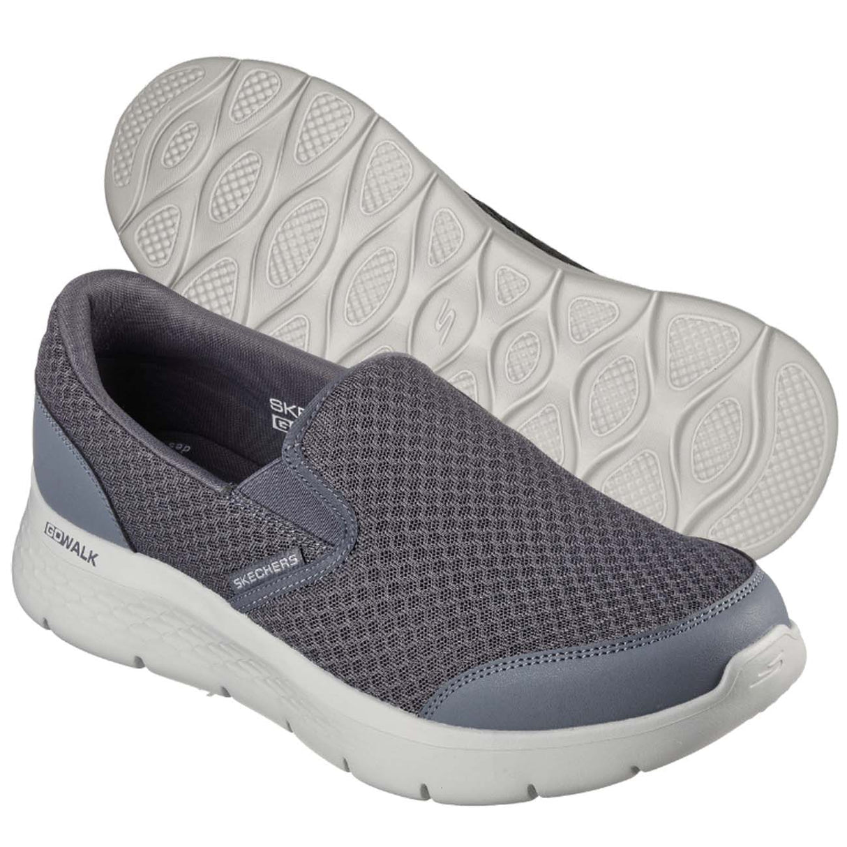 SKECHERS SHOE 216485 GRY GO WALK FLEX GRAY