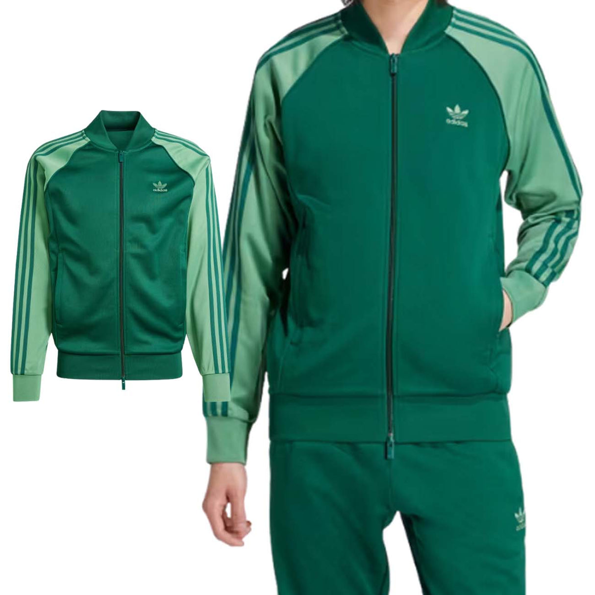 GIACCA ADIDAS IY8731 ADICOLOR CLASSIC VERDE