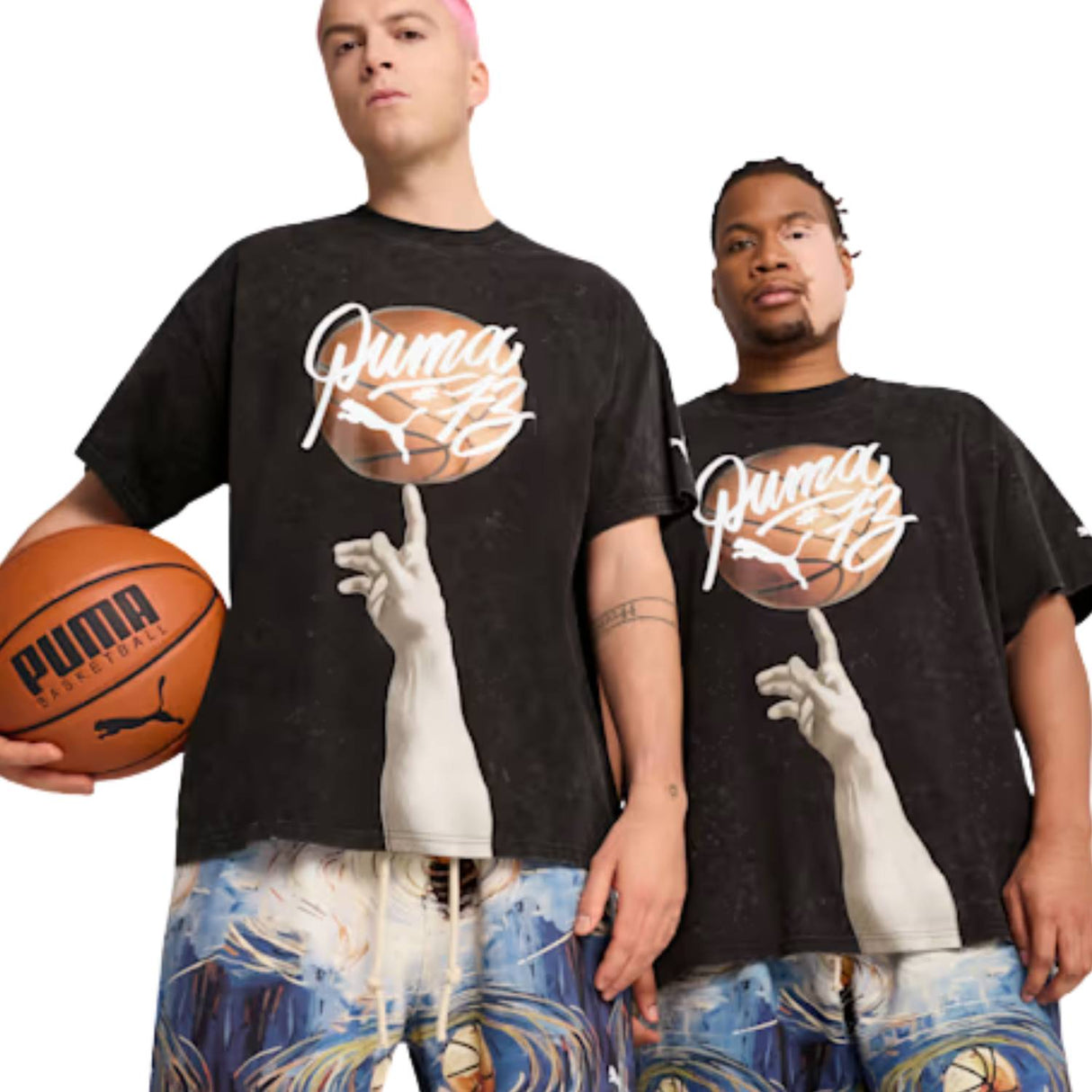 T-SHIRT PUMA 630475 01 DYLAN EXHIBIT COTONE