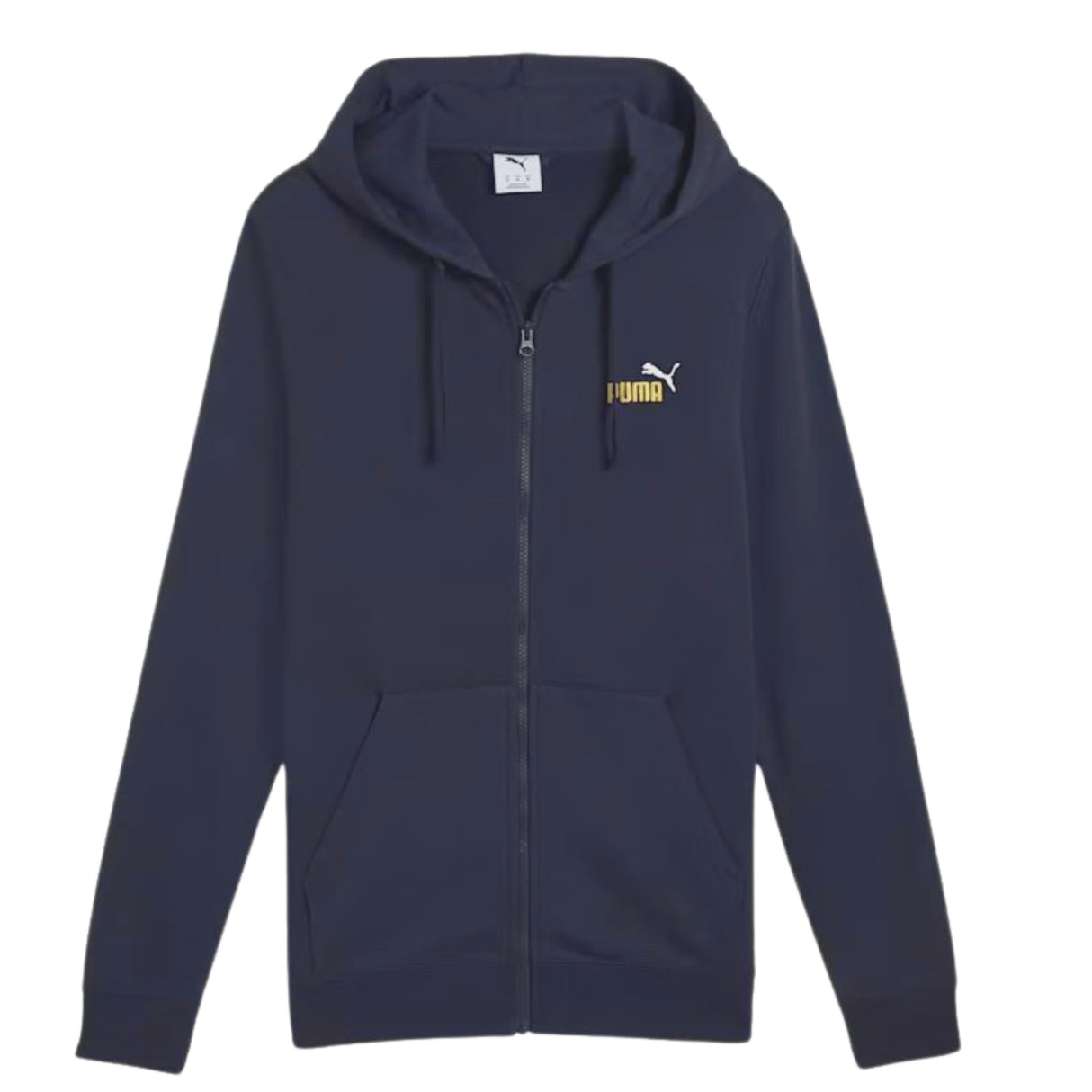 FELPA PUMA 684721 16 CAPPUCCIO COTONE GARZATO BLU