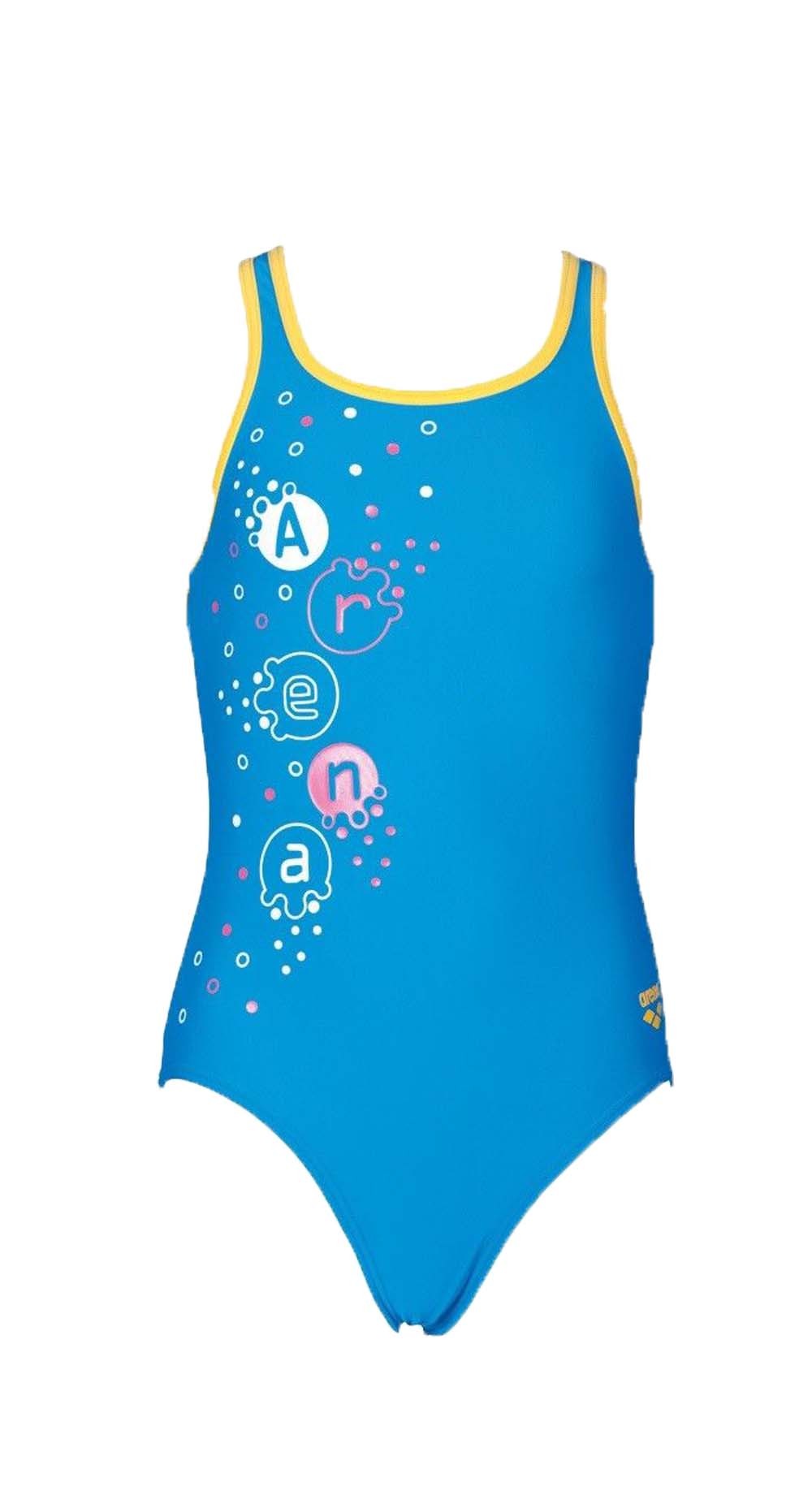 -COSTUME ARENA RAGAZZA 001329 AZZURRO BLU PISCONA NUOTA MARE JUNIOR