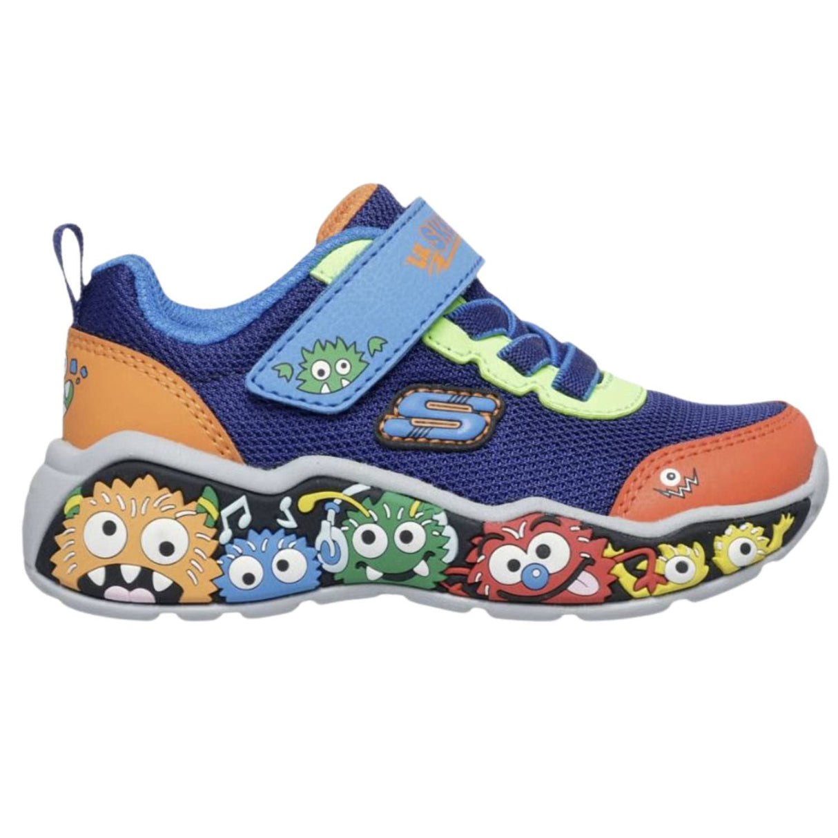 SCARPA BAMBINI SKECHERS 407312N NVMT PLAY SCENE