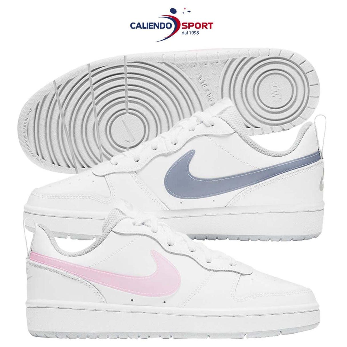 CHAUSSURES NIKE POUR ENFANTS DD3023 100 COURT BOROUGH LOW 2