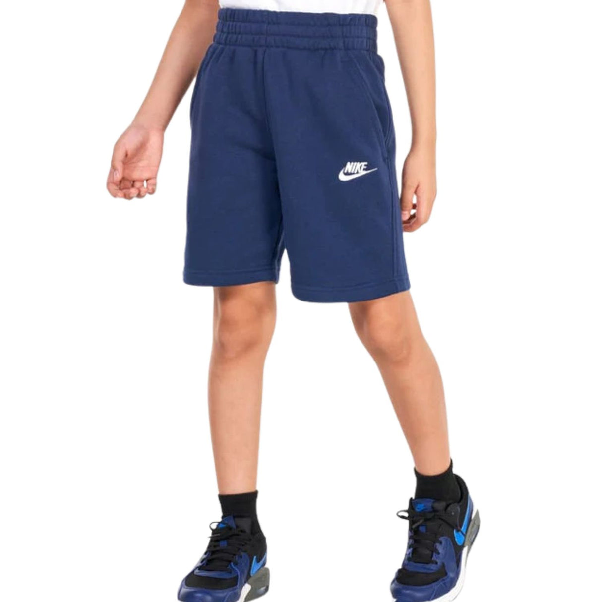 PANTALONCINO RAGAZZI NIKE FD3015 410 CLUB COTONE