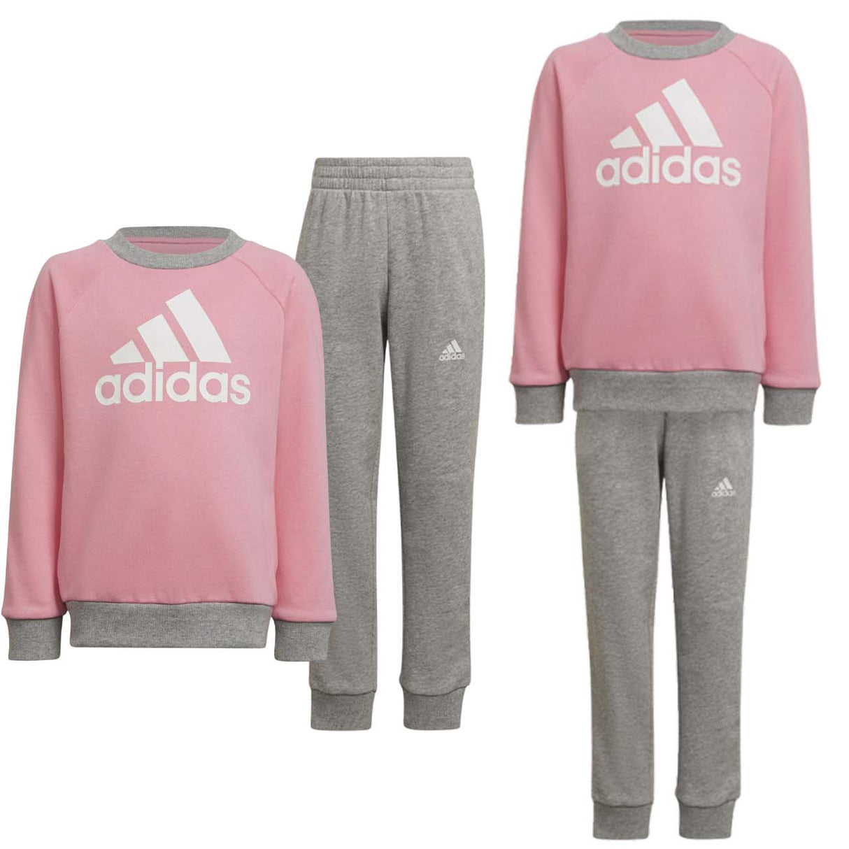 TUTA RAGAZZE ADIDAS HM8969 COTONE GARZATO