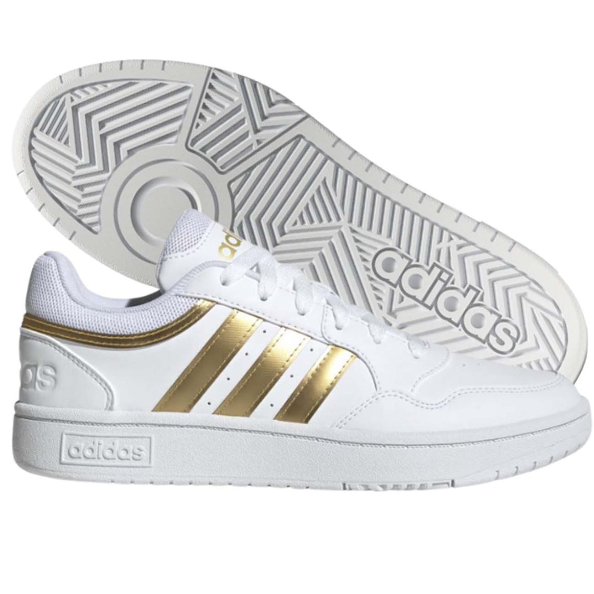 ADIDAS WOMEN'S HP7972 HOOPS 3 0 WHITE SHOES