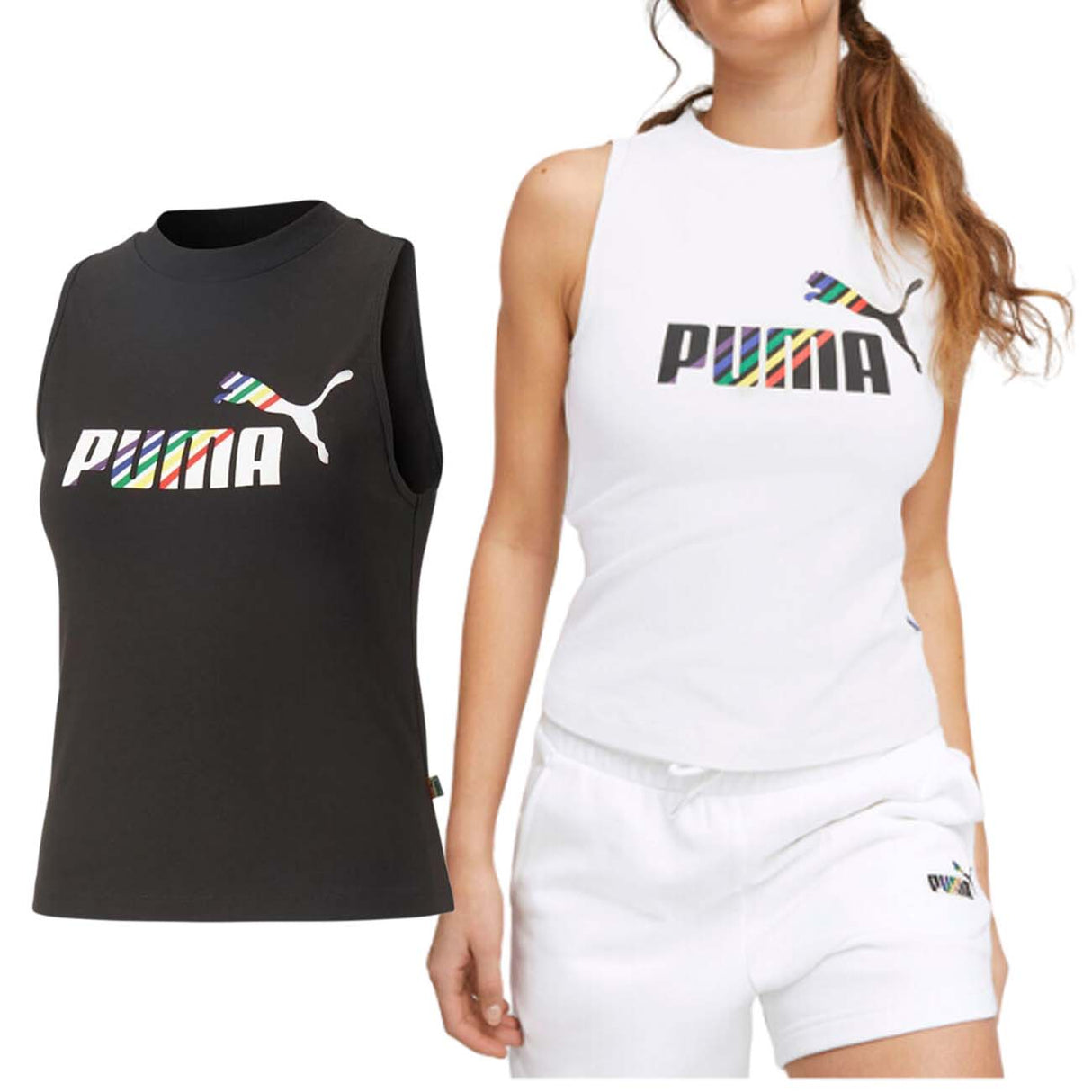 T-SHIRT SMANICATO DONNA PUMA 673672 LOVE COTONE