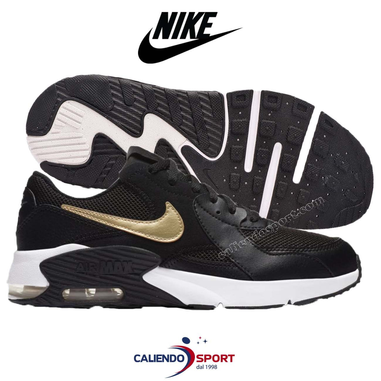 CHAUSSURE NIKE AIR MAX CD6894 006 EXCEE SE GS NOIR OR