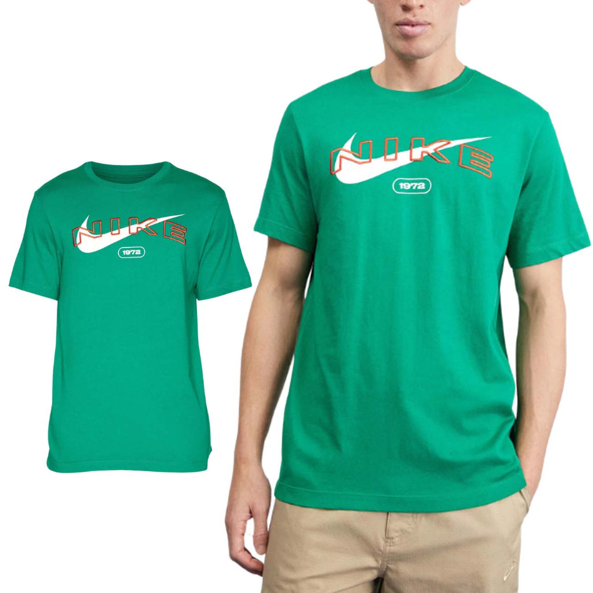 T-SHIRT NIKE FV5711 365 SPORTWEAR COTONE VERDE