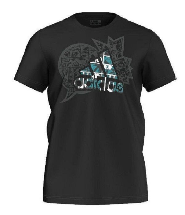 T-Hirt Adidas Uomo Sport Tempo Libero Mezza Manica Palestra