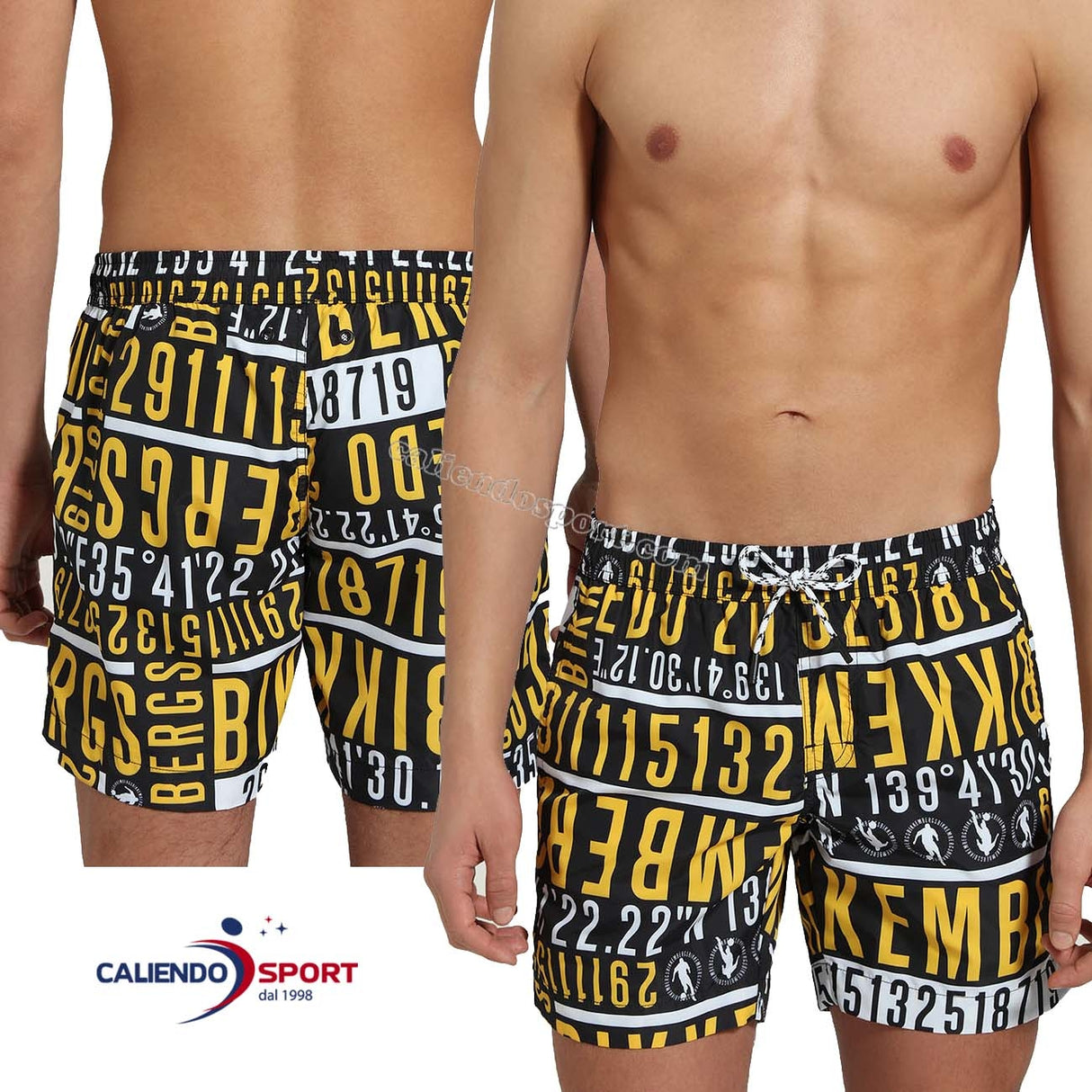 COSTUME UOMO BIKKEMBERGS VBKB04902 PANTALONCINO MARE