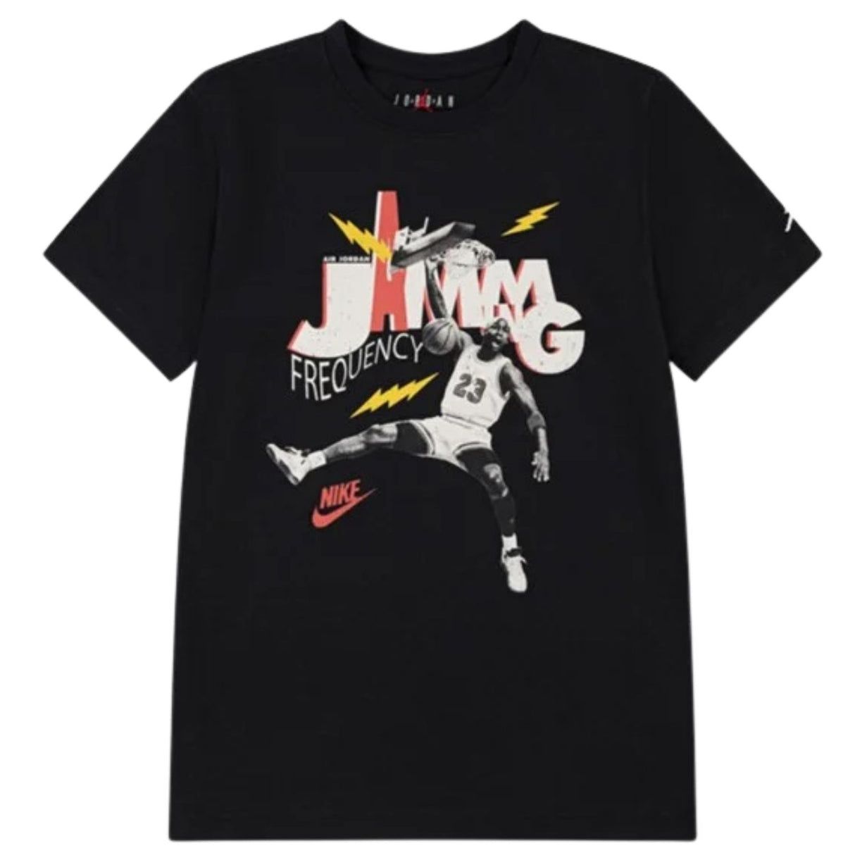 T-SHIRT RAGAZZI JORDAN 95D819 023 JAMMING NERO
