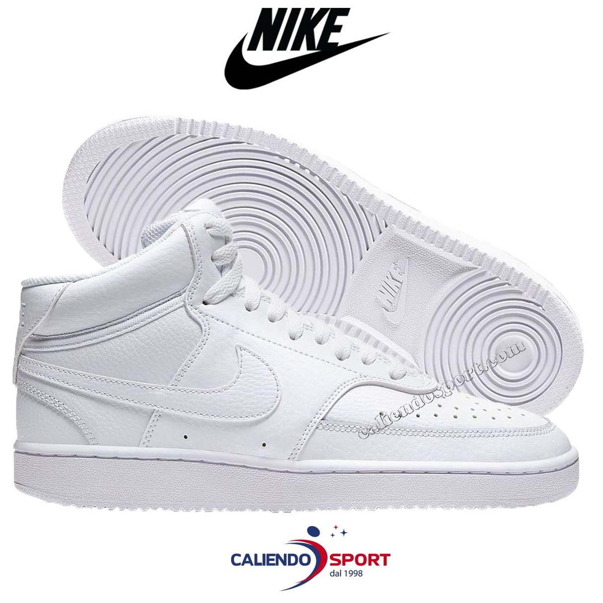NIKE CD5466 100 CHAUSSURE NIKE COURT VISION MID BLANCHE