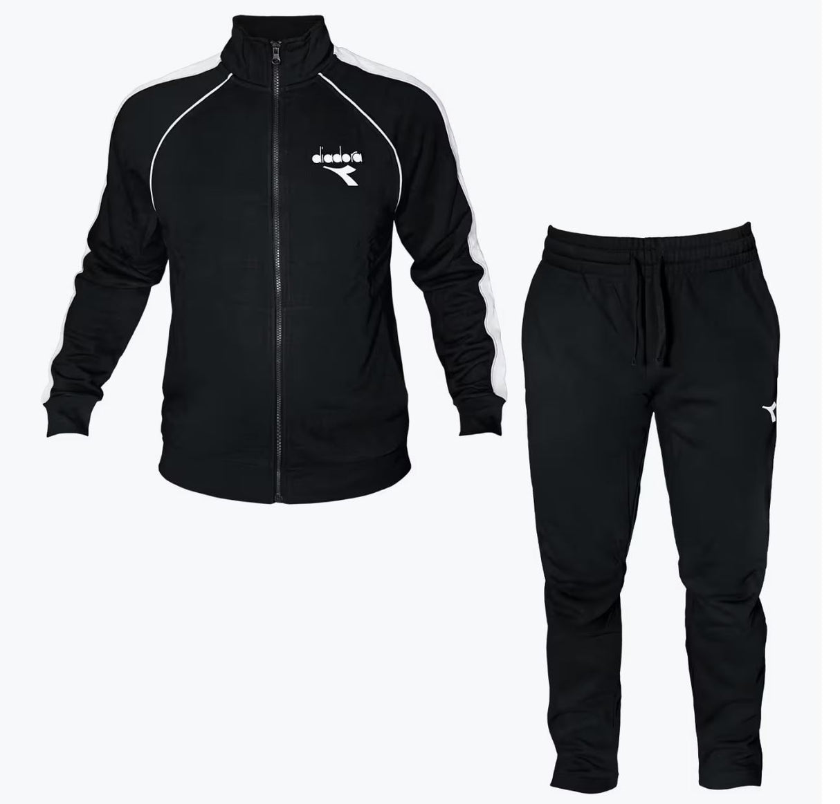 TUTA DIADORA 182279 80013 COTONE GARZATO NERO