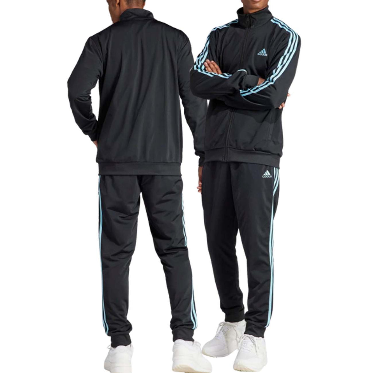 SURVÊTEMENT ADIDAS 3 BANDES EN ACÉTATE TRICOT IJ6058 NOIR