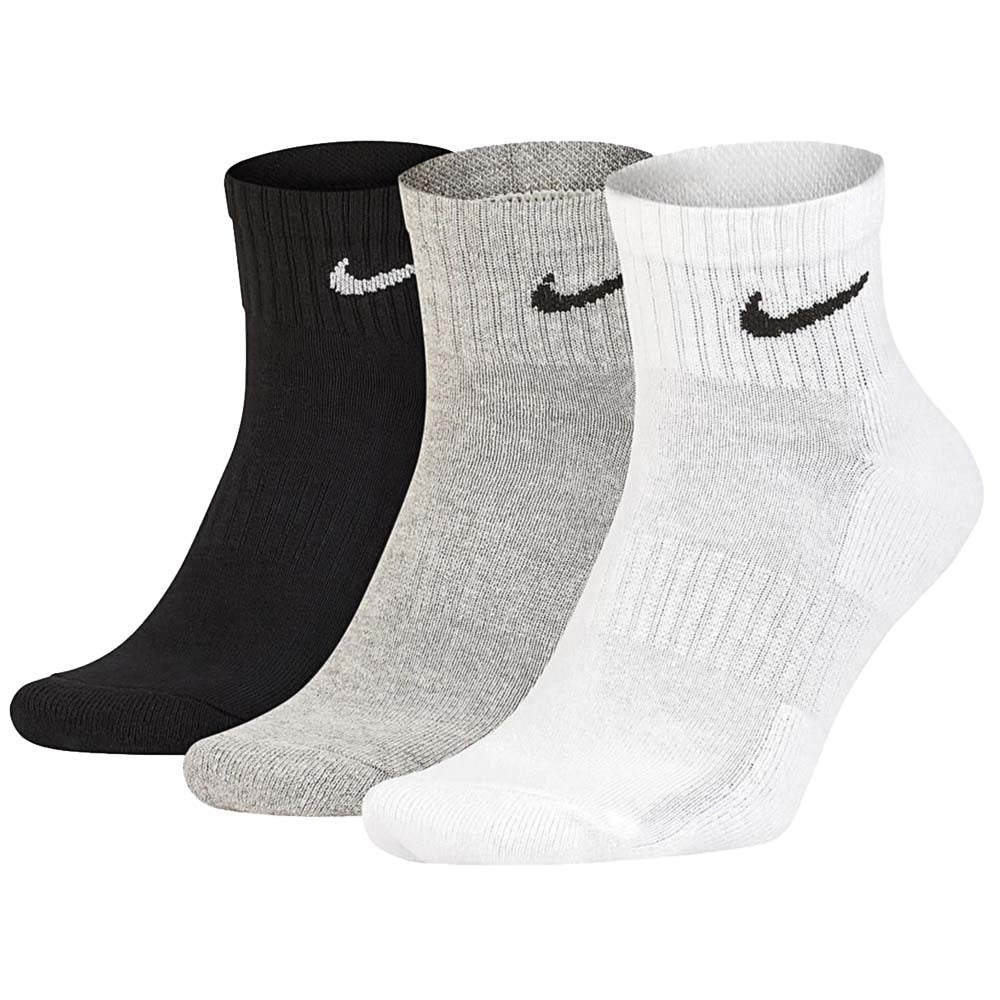 NIKE SX7677 CUSHION 3 PAIRS ANKLE SOCKS