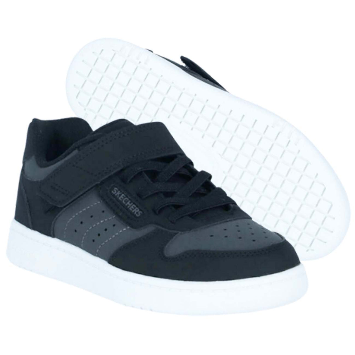 CHAUSSURES POUR GARÇONS SKECHERS 405652L BLK QUICK STREET CLASSIC AVENUE