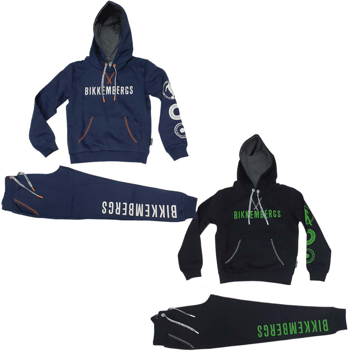 BIKKEMBERGS BK1368 COTTON FLEECE BOY TRACKSUIT