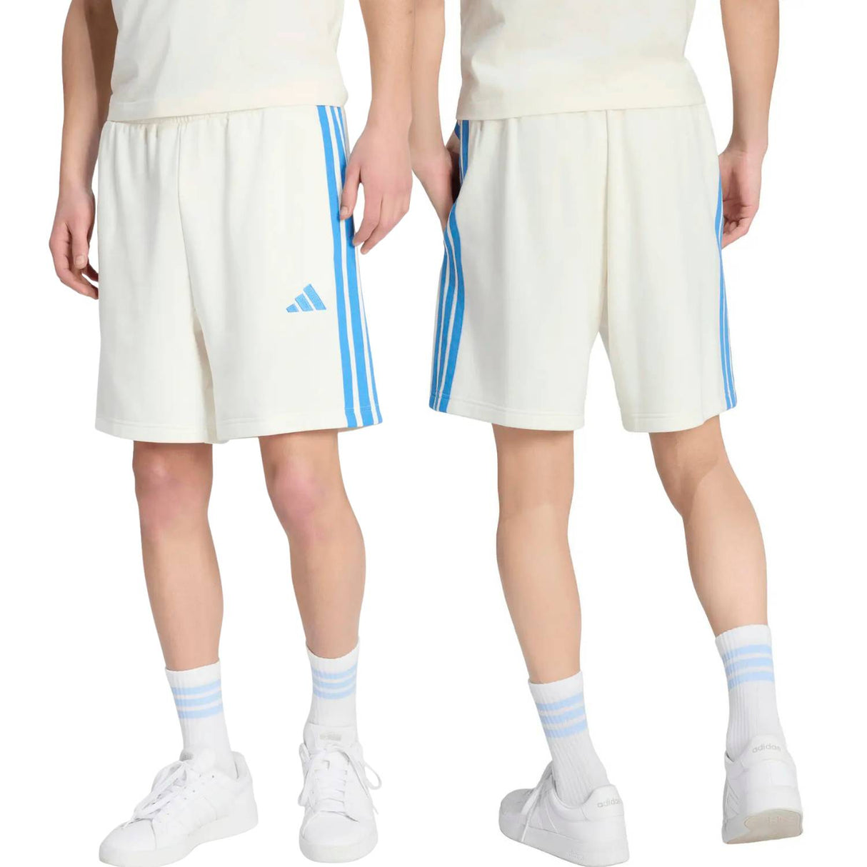 PANTALONCINO ADIDAS KC0892 ESSENTIALS COTONE GARZATO