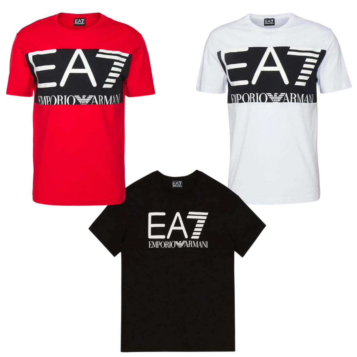 T-SHIRT RAGAZZI ARMANI EA7 6LBT58 BJ02Z COTONE