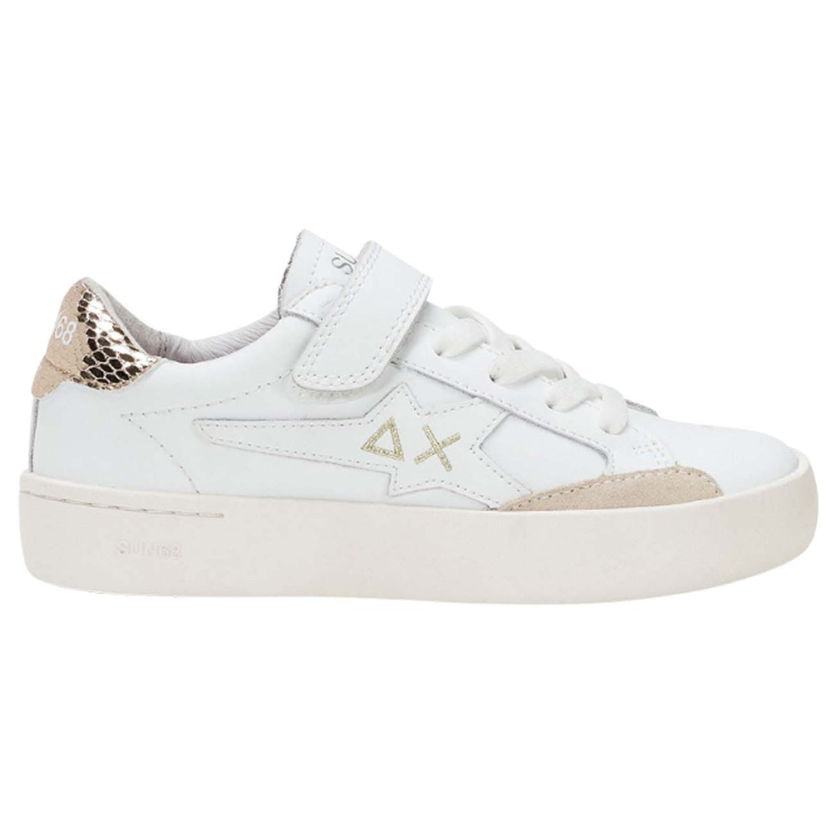 SCARPA RAGAZZE SUN 68 Z44421T 0143 BIANCO LACCI