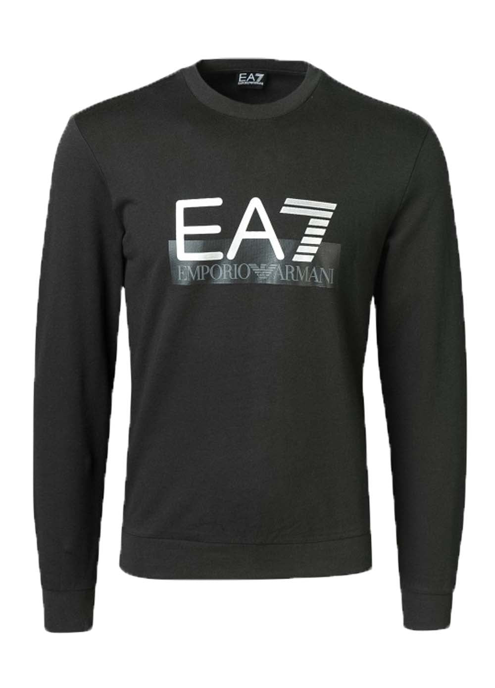 SWEAT À COL ROND ET VISABILITÉ EMPORIO ARMANI 6GPM60 PJ05Z ROUGE NOIR