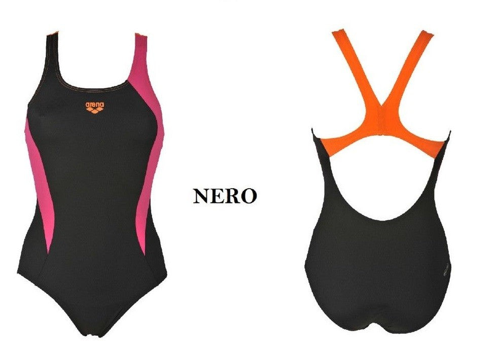 ONE PIECE SWIMSUIT WOMEN'S POOL ARENA Swimming Sea W DIRECTUS ONE P Black BLUE 1A66178