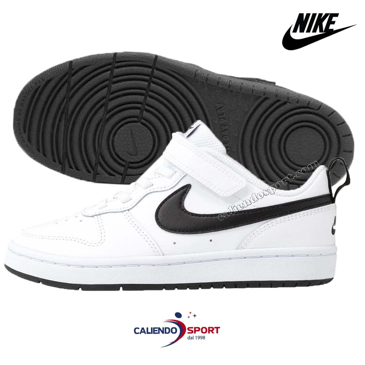 NIKE BOYS SHOE BQ5451 104 COURT BOROUGH LOW 2 PSV