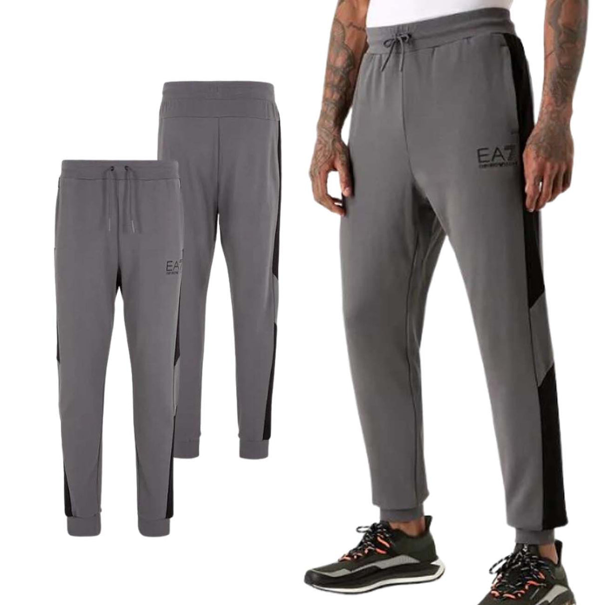 PANTALONE ARMANI EA7 I23 6RPP65 PJEQZ COTONE GARZATO