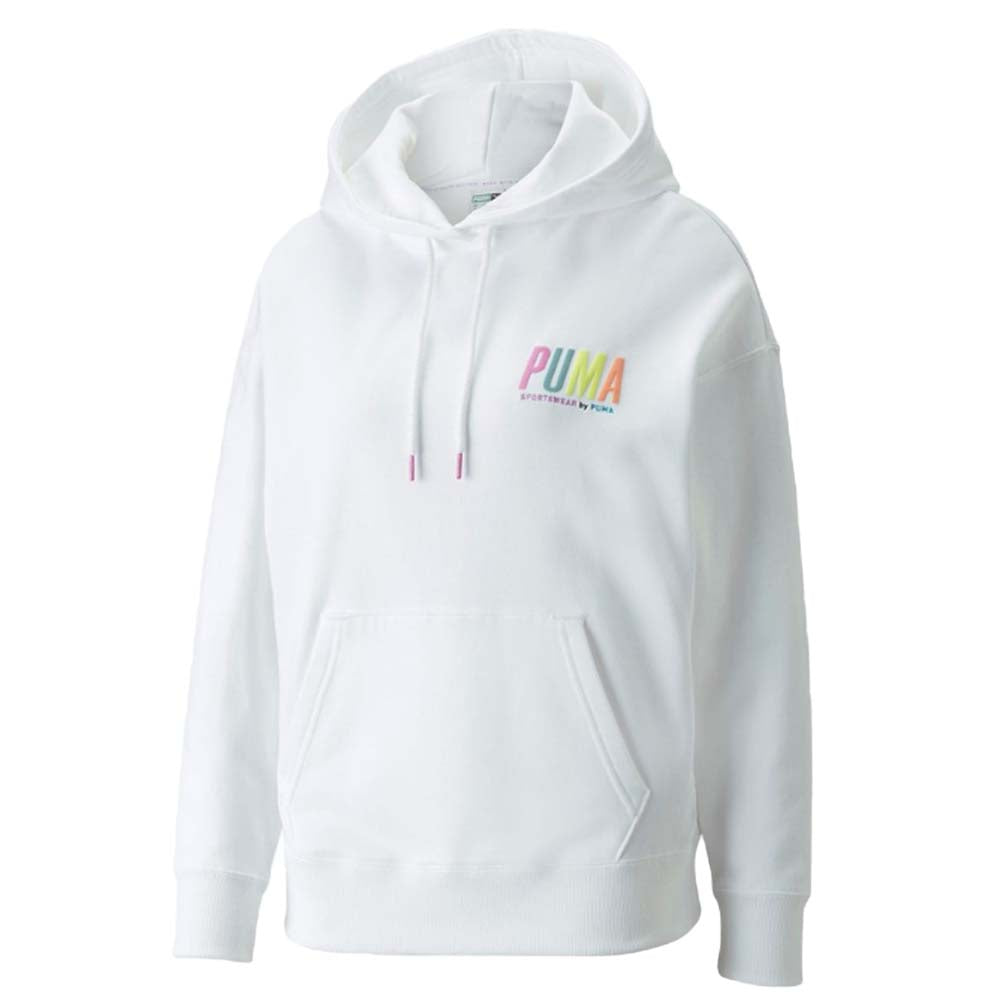 FELPA DONNA PUMA 533564 GRAFICA COTONE GARZATO