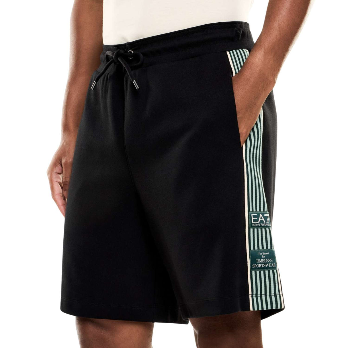 PANTALONCINO ARMANI EA7 E26 7M001501 AF12660 UC001 NERO