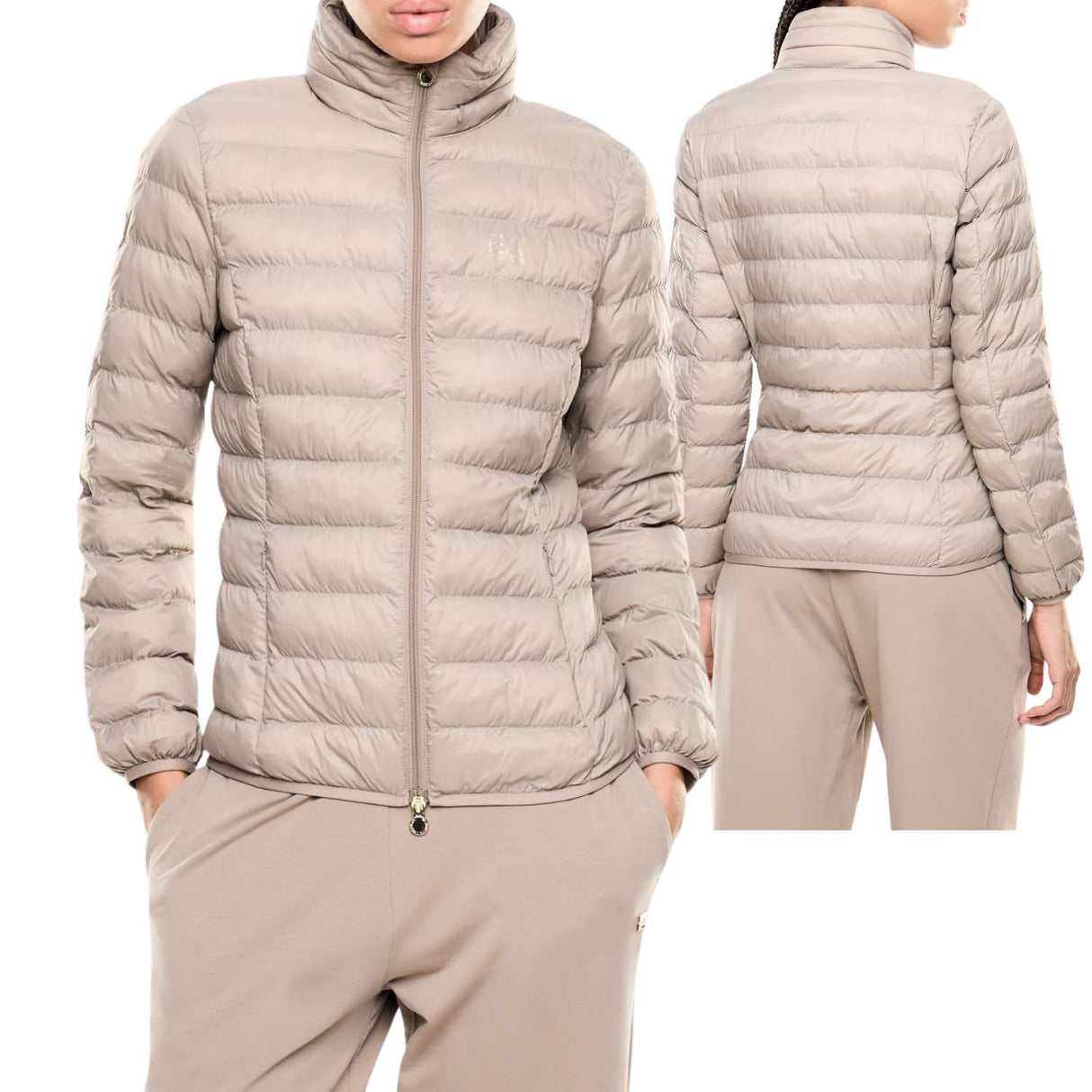 GIACCA DONNA ARMANI EA7 E26 7W000473 AF12477 U6167 BEIGE
