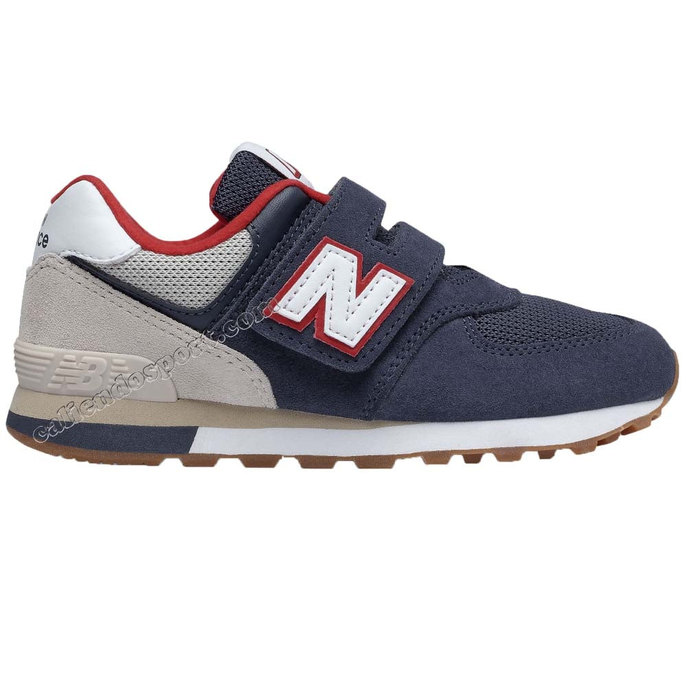 SCARPE NEW BALANCE BAMBINI YV574 STRAPPO SNAKER