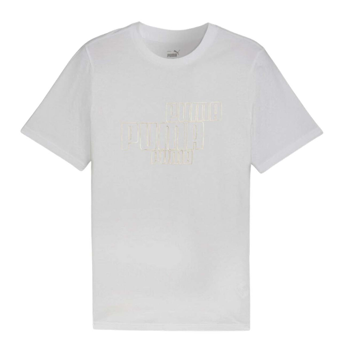 T-SHIRT PUMA 680181 02 GRAPHICS FOIL COTONE BIANCO