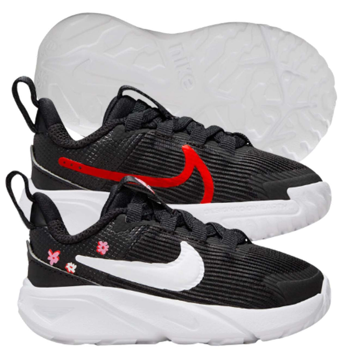 SCARPA BAMBINI NIKE FJ8078 001 RUNNER 4 NN SE