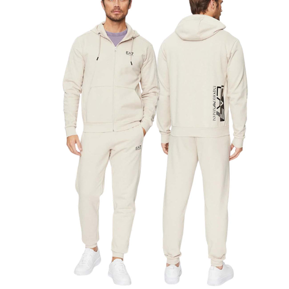 ARMANI EA7 I23 6RPV66 PJ07Z 1716 COTTON FLEECE TRACKSUIT