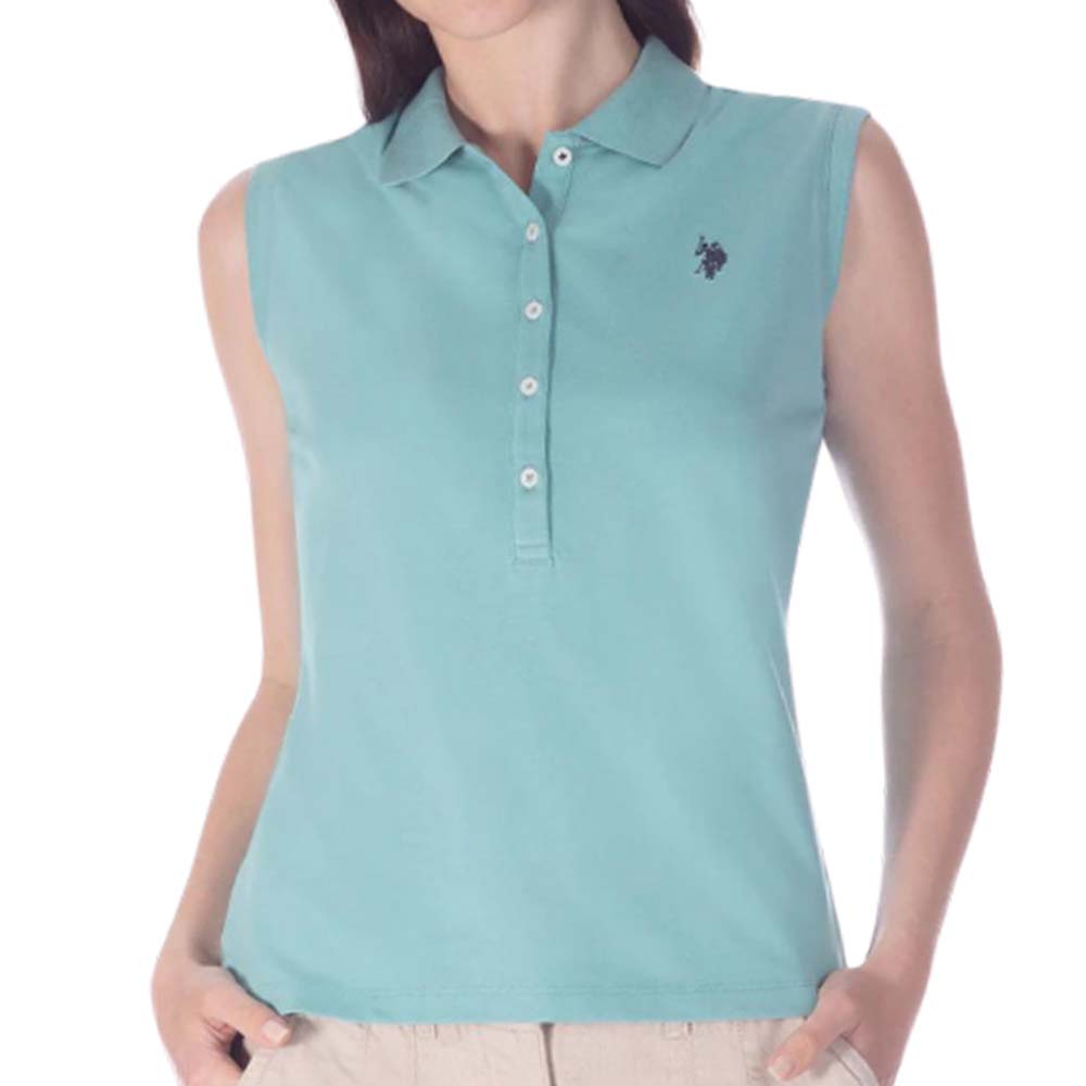 POLO DONNA U.S. POLO 48439 61473 COTONE SMANICATO