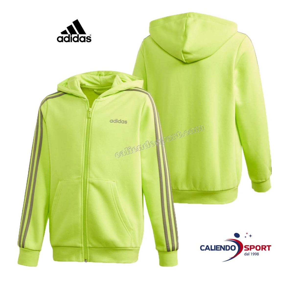Sweat à capuche à 3 bandes pour garçon ADIDAS FL9604 Essentials