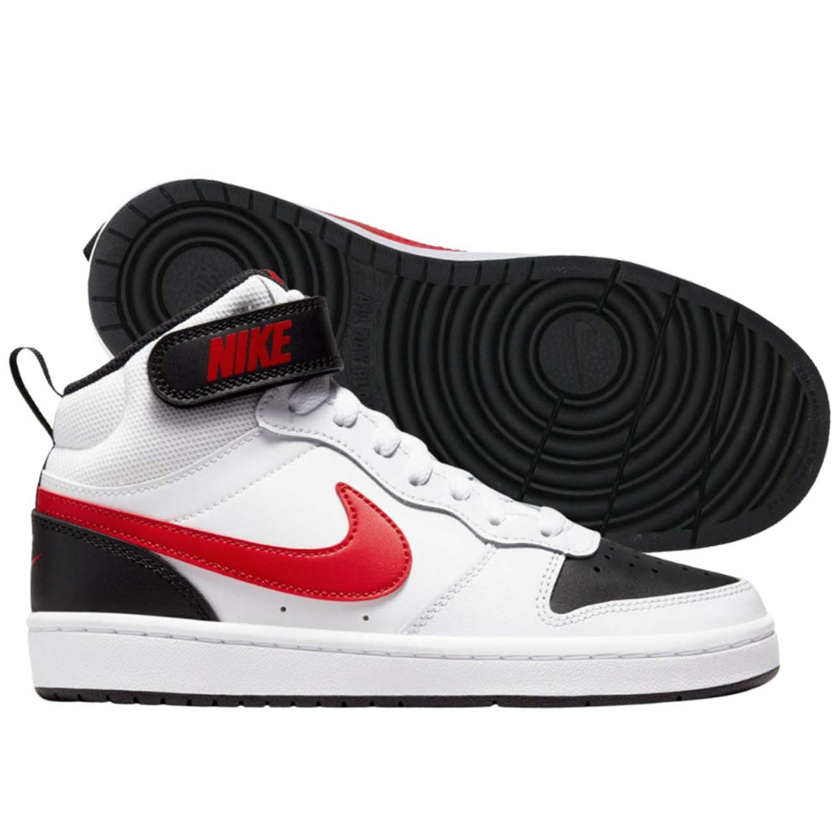 NIKE COURT SHOE CD7782 110 WHITE BOROUGH MID 2 GS