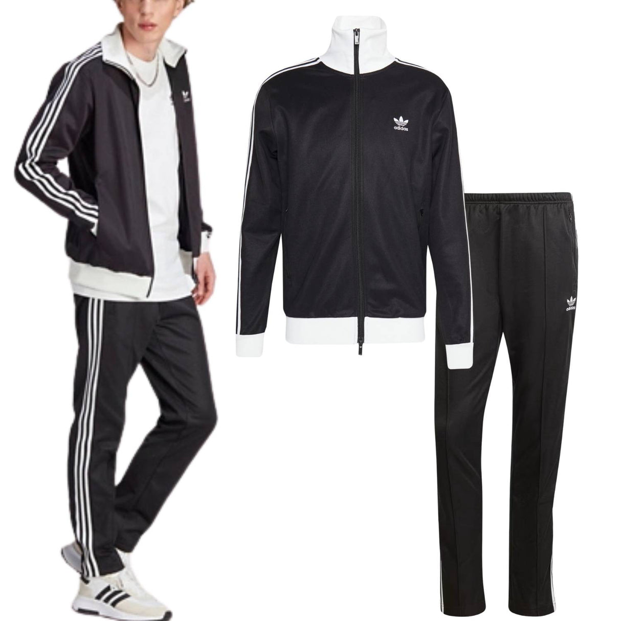 GIACCA + PANTALONE ADIDAS II5763 II5764 ADICOLOR ACETATO