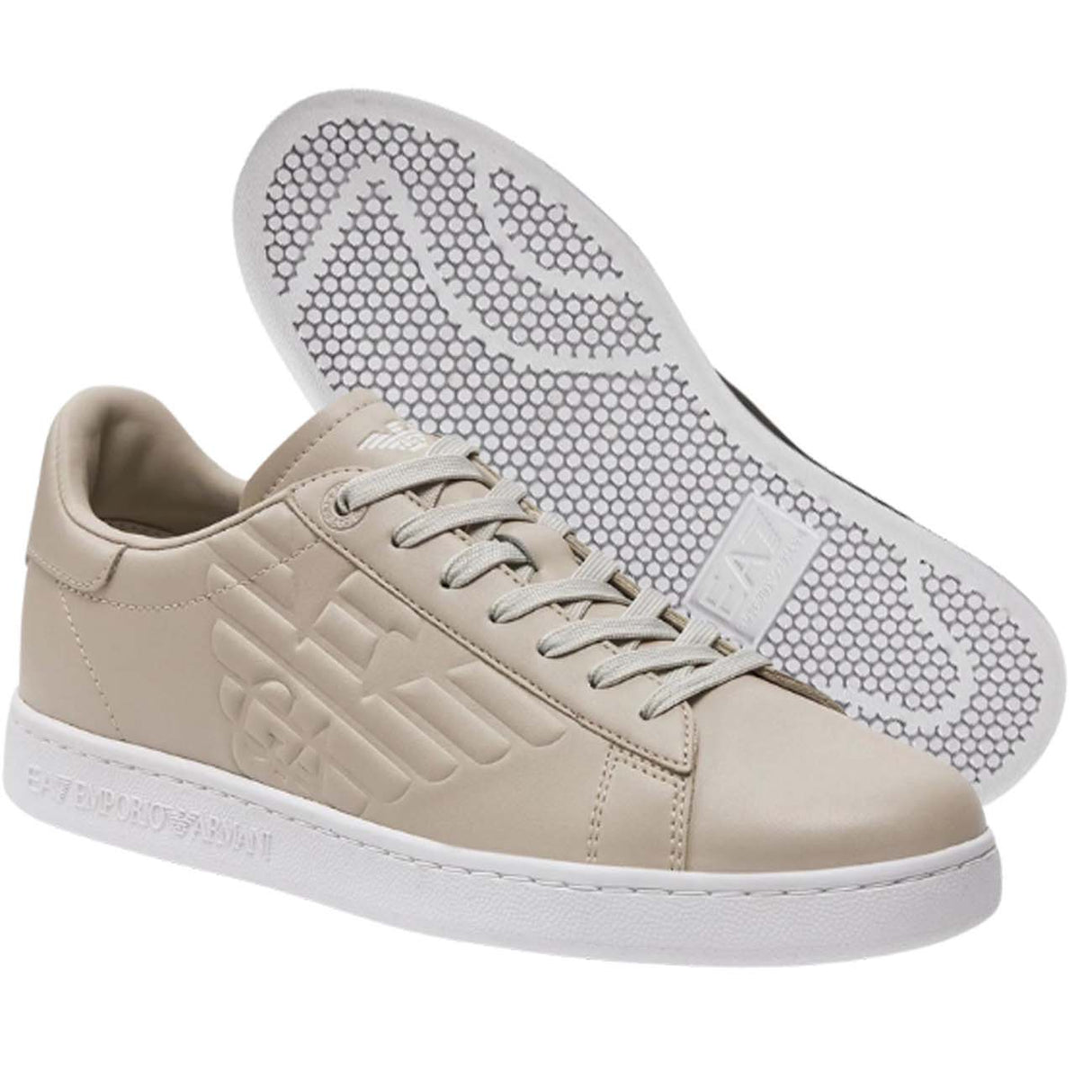 SCARPA ARMANI EA7 E24 X8X001 XCC51 T498 CLASSIC LOGO BEIGE