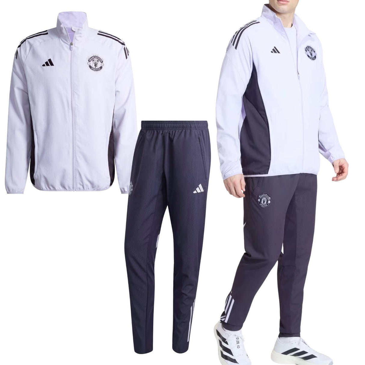 GIACCA+PANTALONE ADIDAS KA8912 KA8917 MANCHESTER UNITED FC