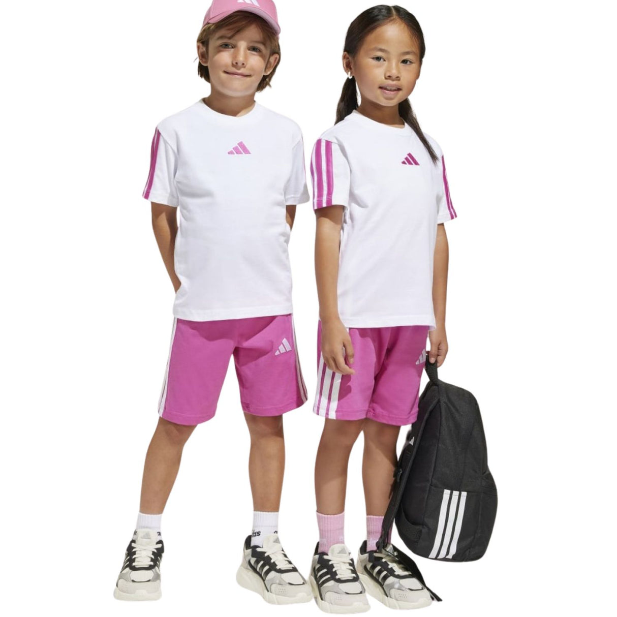 COMPLETO BAMBINE ADIDAS JC9620 ESSENTIALS COTONE
