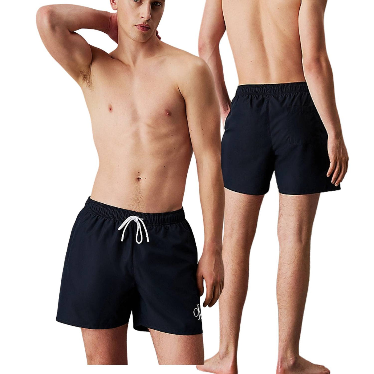 COSTUME CALVIN KLEIN KM0KM01101 CEF MONOGRAM BLU